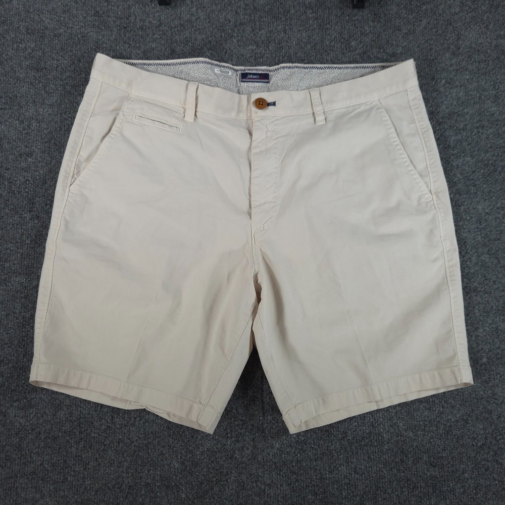 Johnnie-O Men's 35 (FIT 36) Santiago Pima Cotton Modal Shorts Stone JMSH1940